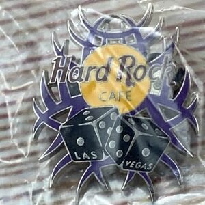 Hard Rock Cafe Las Vegas Purple Dice Limited‎ Edition 2000 Pin